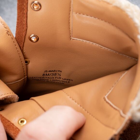 Jessica Simpson Women's Maelyn Lace-up Platform Wedge Ankle Boots Bootie 8 M - Picture 6 of 7